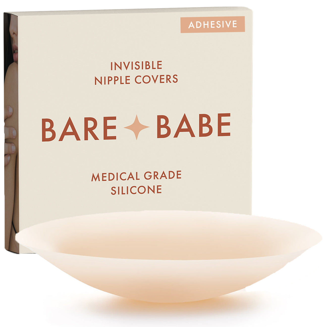 Bare Babe Adhesive Nipple Cover in Creme