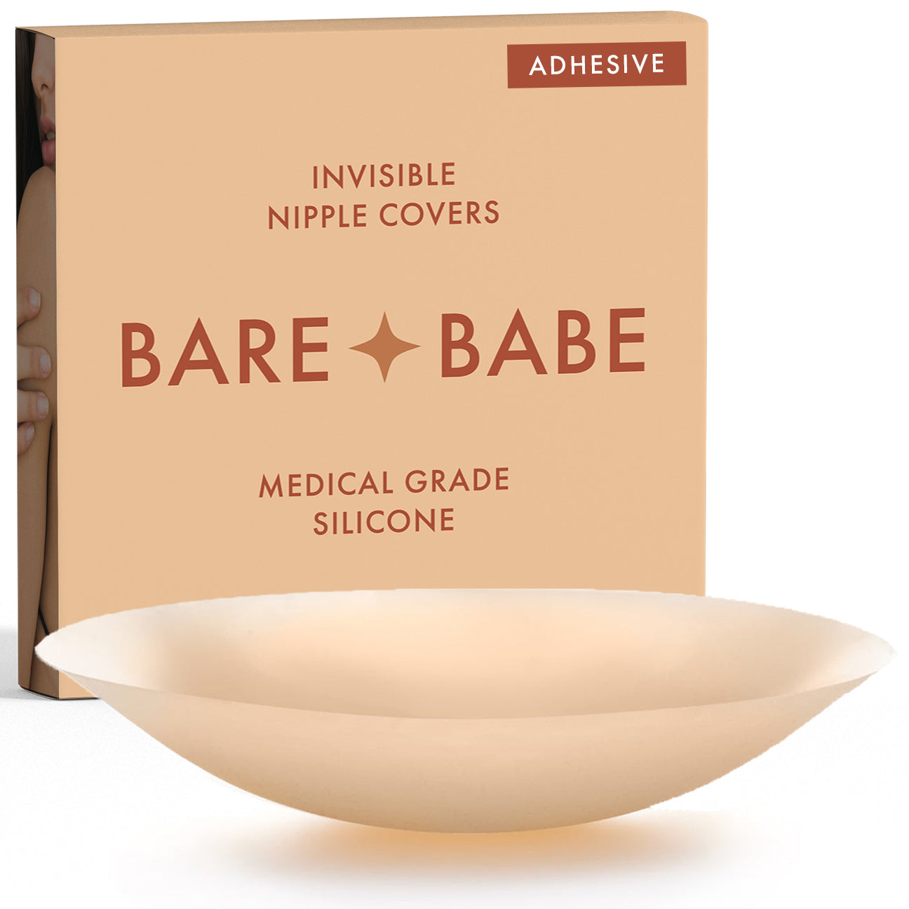 Bare Babe Adhesive Nipple Cover in Honey